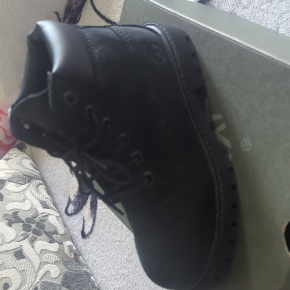 Timberland kids boots, size 12, black